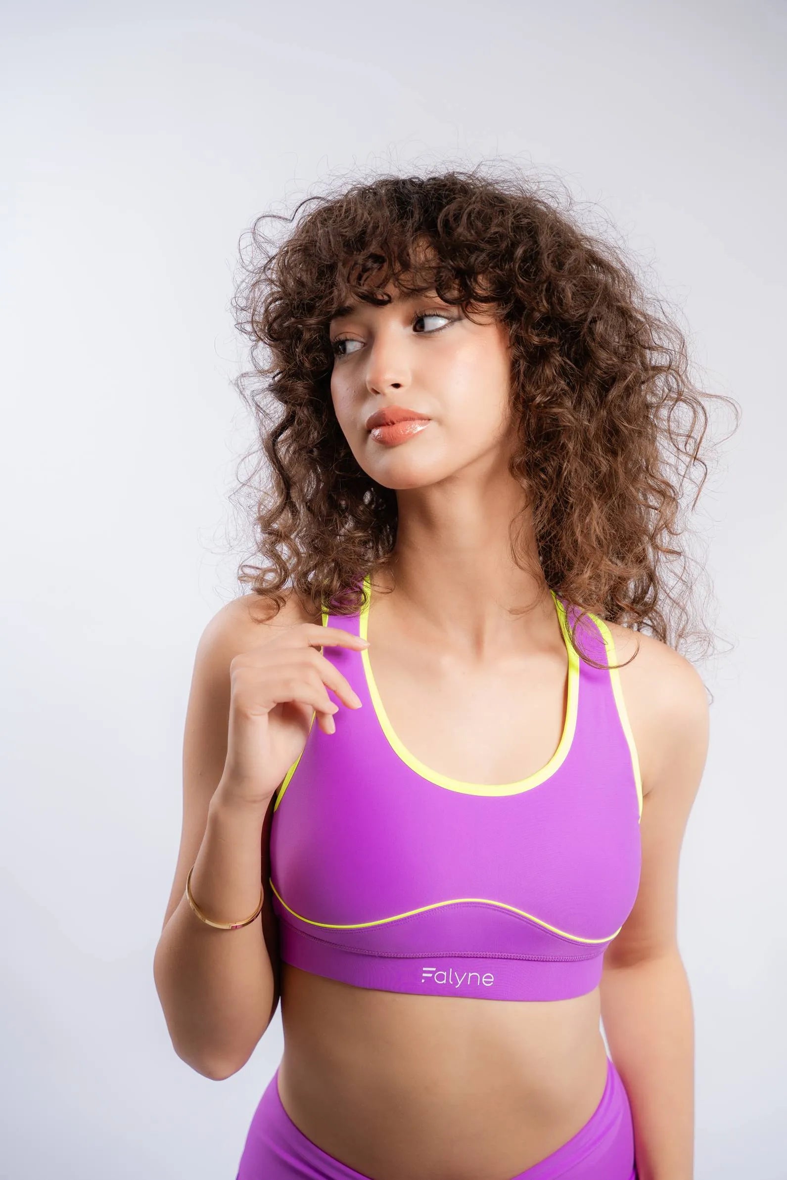 Brassière tennis padel violet femmes #color_violet