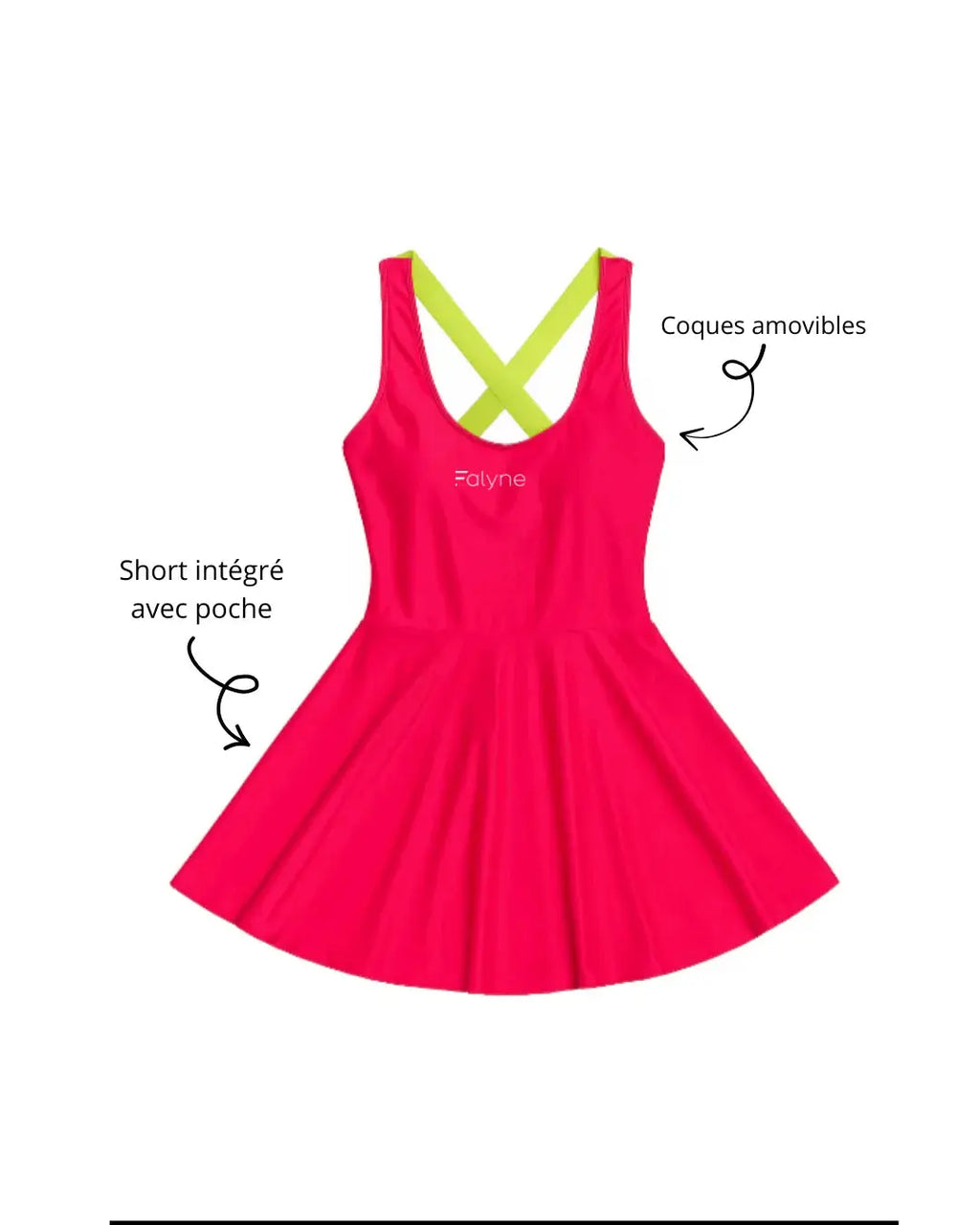 Robe sport padel tennis femme