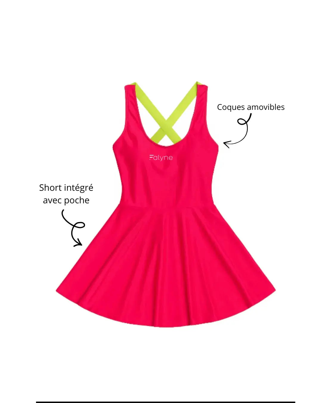 Robe sport padel tennis femme