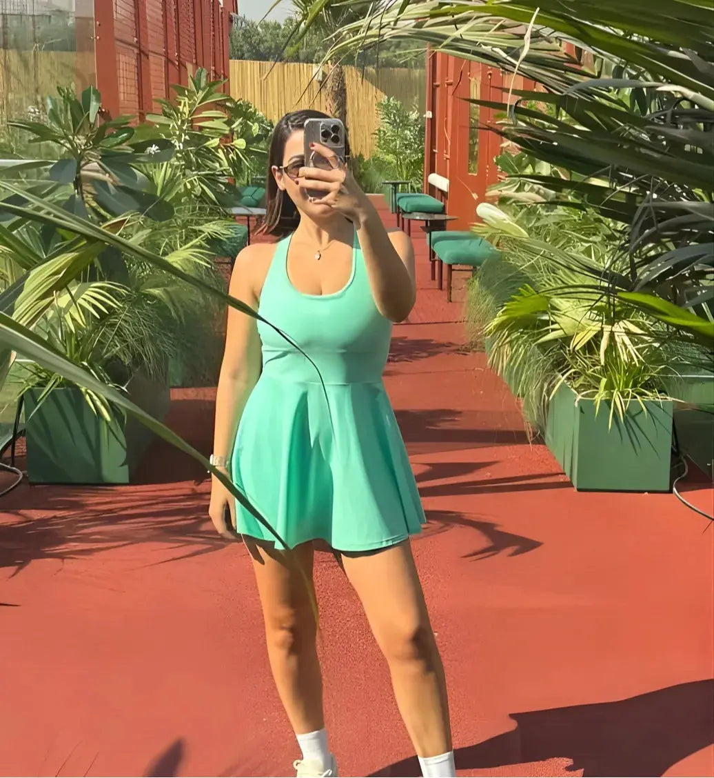 Robe sport padel tennis femme