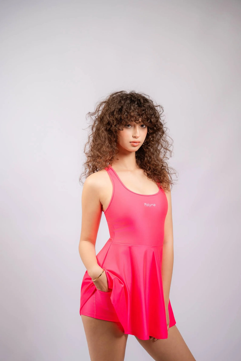 Robe tennis padel rose femmes