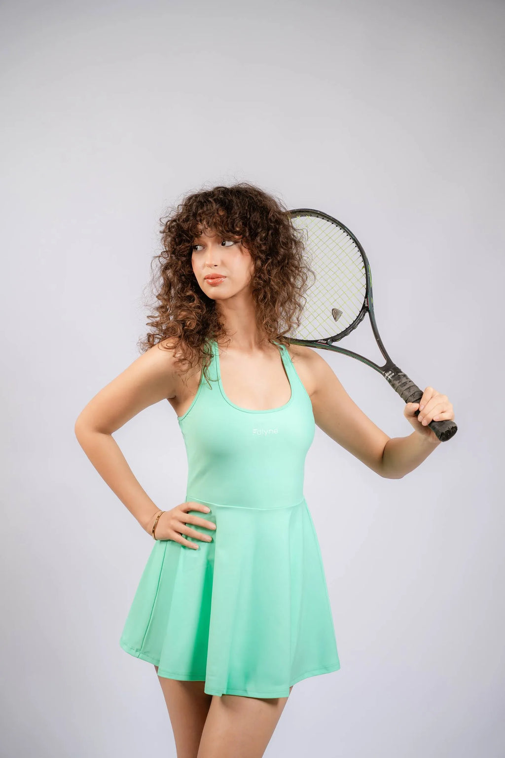 Robe tennis padel vert femmes