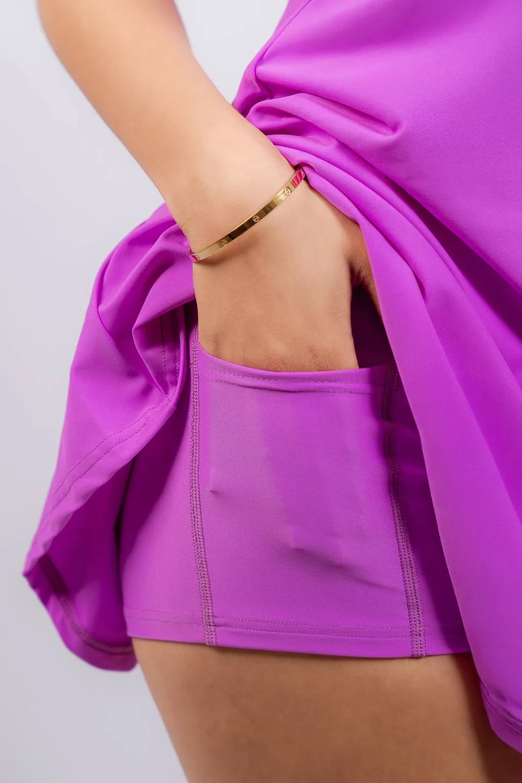 Robe tennis padel violet femmes